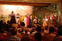 Austrian stage show in restaurant beer hall