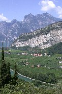 Rounding the mountains toward Lago di Garda