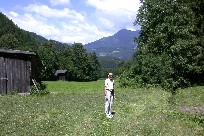 Near Ehrenberg in Italian Alps
