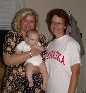 Maddie with both grandmothers