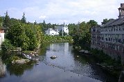 Peaceful Souhegan River through Milford NH