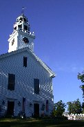 Old church and cemetery in Greenfield