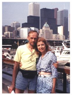 Paul (Tom) and Kitty at Toronto harborfront