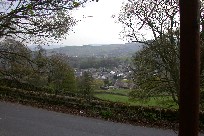 View of Eyam from hostel lower drive