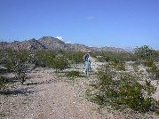 Paul passes through pedestrian break in fence into county park land