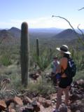 Looking to the southwest from about 1/2 way point on path to top of Table Top