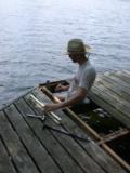 Paul optimizes the dock level condition before cutting off the post