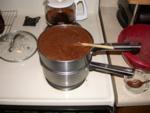 Careful stirring necessary for very full pot